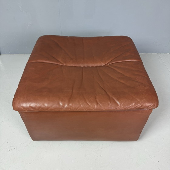 Image 1 of De Sede Ottoman Ds-14 '70S Cognac colour