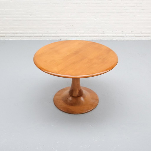 Table de salle à manger ronde en chêne '60S