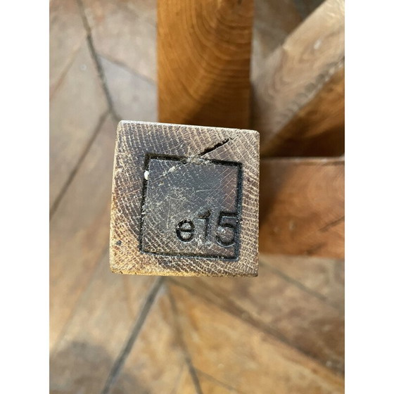 Image 1 of Tabouret molaire vintage en bois brut par Philipp Mainzer, 1996