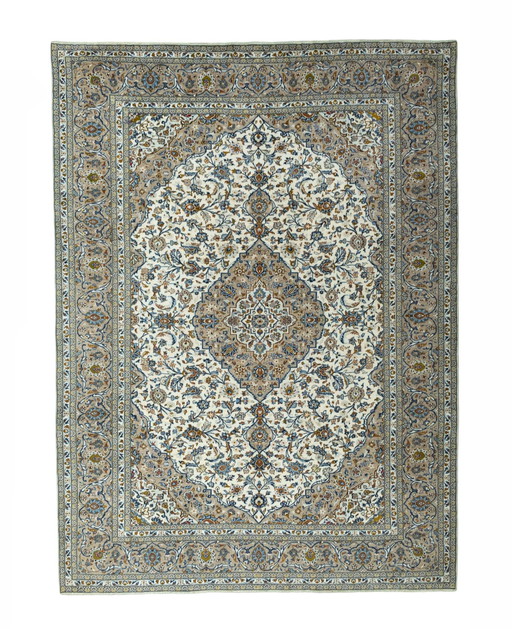 Tapis d'Orient liège Kashan noué à la main - 403 X 300 cm