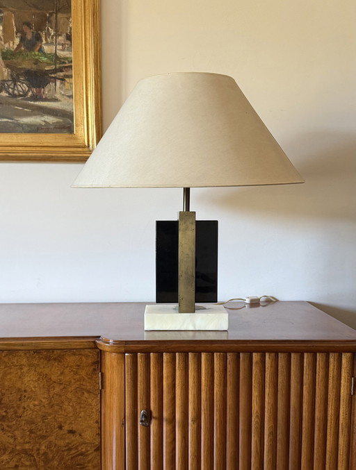 Romeo Rega, lampe de table Hollywood Regency, Italie, années 1970