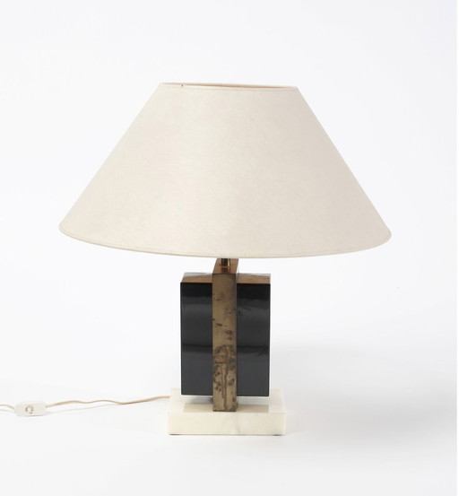 Romeo Rega, lampe de table Hollywood Regency, Italie, années 1970