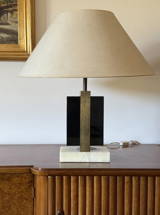 Image 1 of Romeo Rega, lampe de table Hollywood Regency, Italie, années 1970