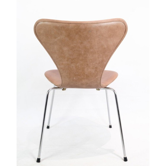 Image 1 of Ensemble de 6 chaises Seven 3107 vintage par Arne Jacobsen pour Fritz Hansen