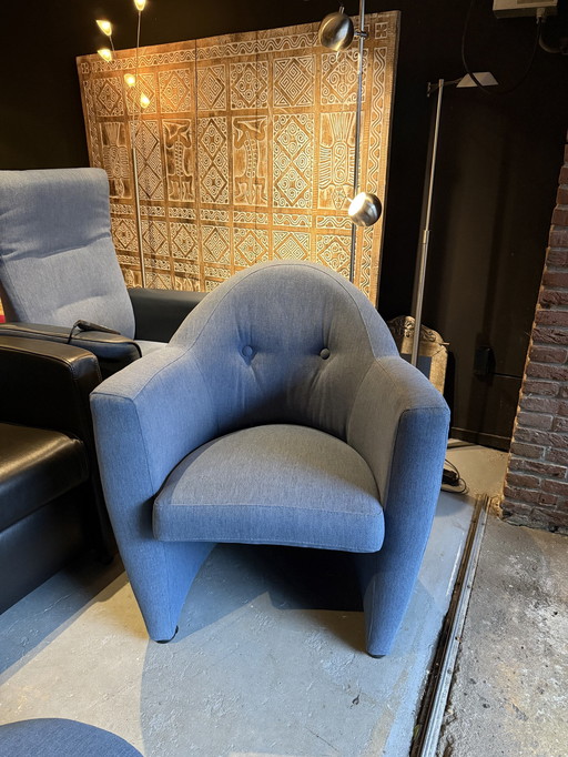 Leolux Carabita Armchair Including Hocker