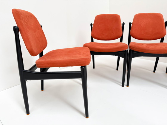 Image 1 of 5X chaises Arne Vodder pour France & Son