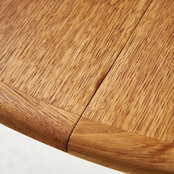 Image 1 of Table de salle à manger vintage en bois avec 2 rallonges pour H. Sigh et Fils, 1960