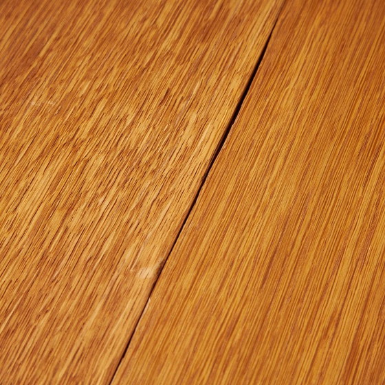 Image 1 of Table de salle à manger vintage en bois avec 2 rallonges pour H. Sigh et Fils, 1960