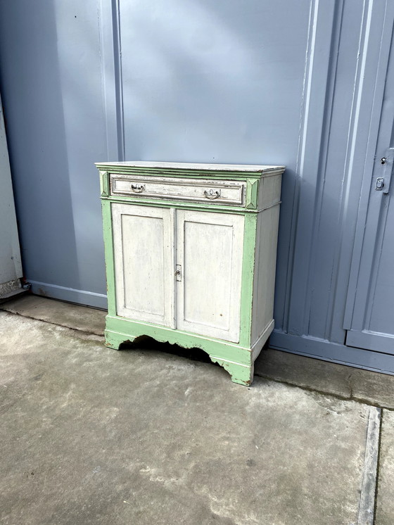 Image 1 of Brocante Armoire pour filles Vert Blanc