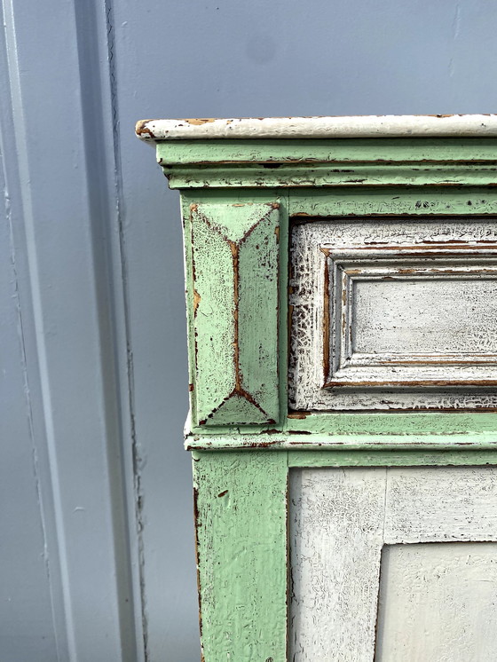 Image 1 of Brocante Armoire pour filles Vert Blanc
