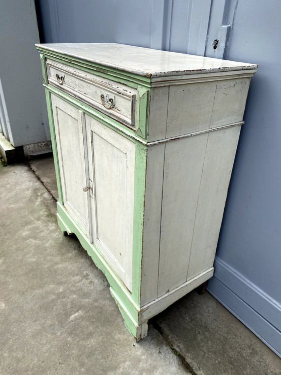 Image 1 of Brocante Armoire pour filles Vert Blanc