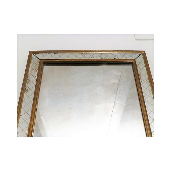Image 1 of Miroir vintage en bois doré, 1940