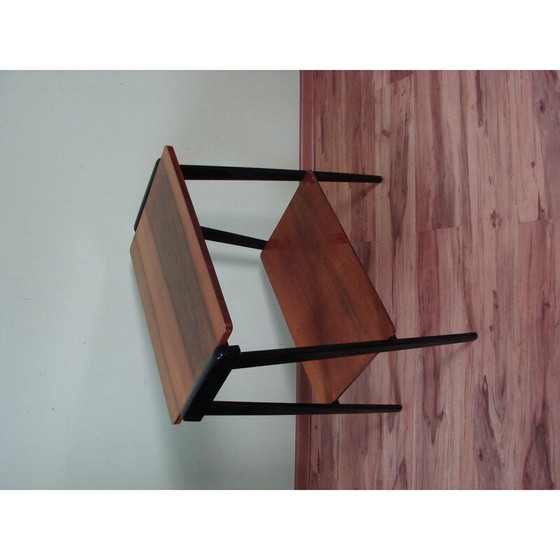 Image 1 of Table d'appoint vintage en placage de bois, Pologne, 1970