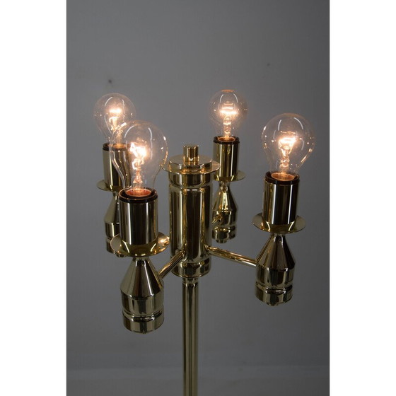 Image 1 of Lampadaire vintage en laiton, 1970