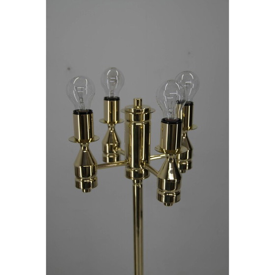 Image 1 of Lampadaire vintage en laiton, 1970