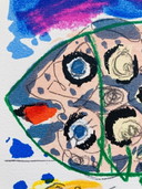 Kees Salentijn - Sérigraphie Poisson