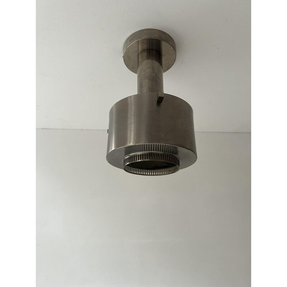 Image 1 of Lustre vintage en métal chromé, France 1940