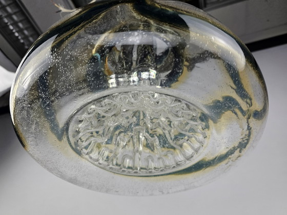 Image 1 of Lampe pendante italienne en verre