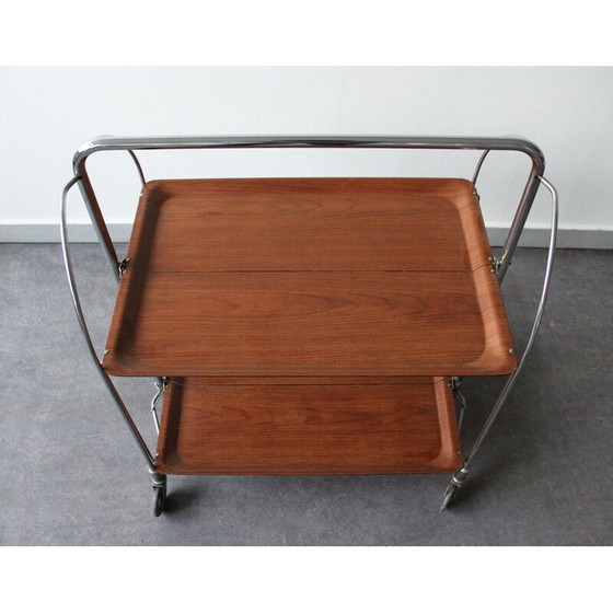 Image 1 of Table de service vintage en formica par Bremshey Gerlinol, Allemagne 1970