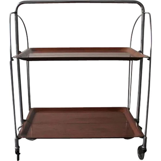 Image 1 of Table de service vintage en formica par Bremshey Gerlinol, Allemagne 1970