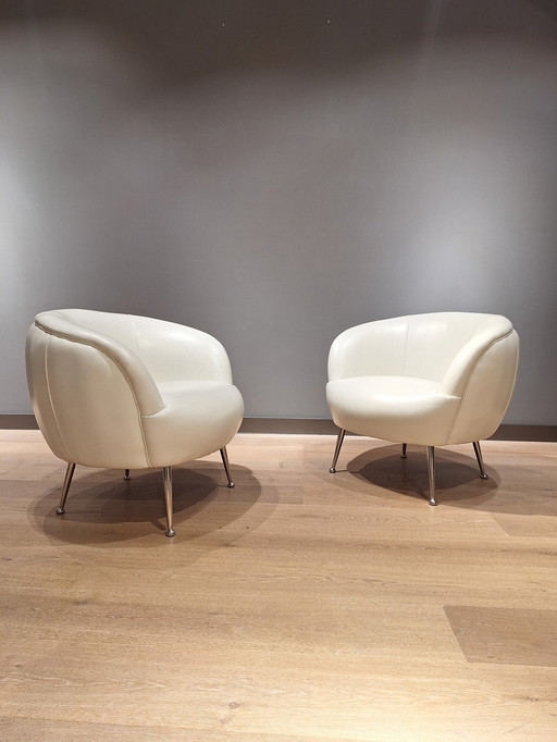 Ensemble de 2 fauteuils Vintage 1980