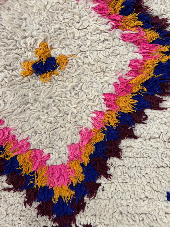 Image 1 of Tapis berbère marocain vintage en laine