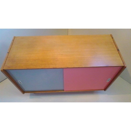 Image 1 of Meuble de rangement vintage à portes coulissantes par Jiri Jiroutek pour Interi Praha, 1960
