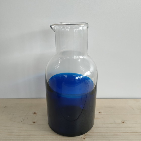 Image 1 of Pichet en verre vintage 'style Effet'.