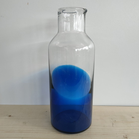 Image 1 of Pichet en verre vintage 'style Effet'.