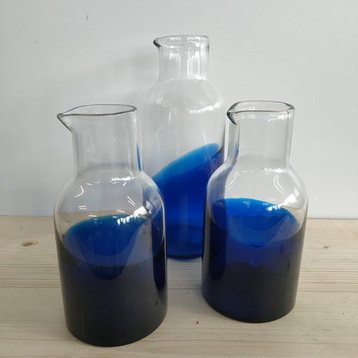 Pichet en verre vintage 'style Effet'.