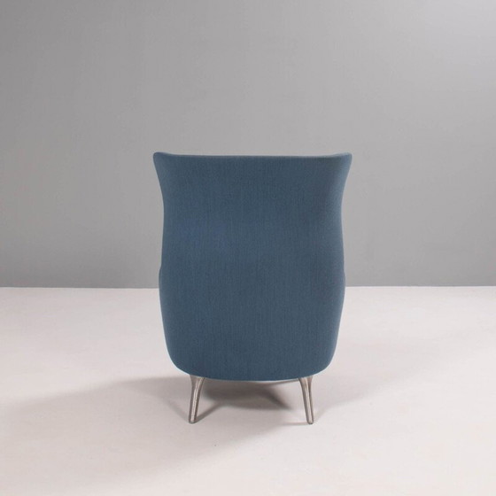 Image 1 of Fauteuil RO vintage bleu et gris par Jaime Hayon pour Fritz Hansen