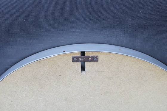 Image 1 of Miroir rond en aluminium italien des années 1970