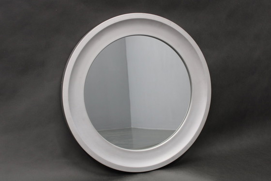 Image 1 of Miroir rond en aluminium italien des années 1970