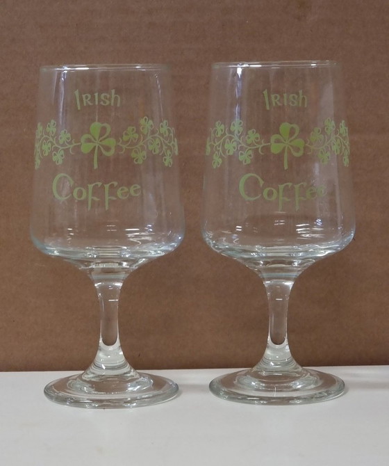 Image 1 of 2130 Vintage Irish Coffee Glasses Verres à café