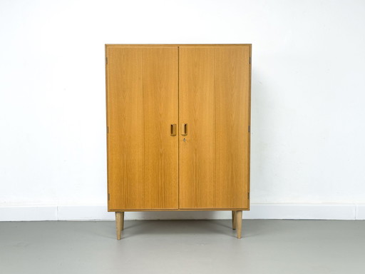 Cabinet Danois En Chêne Par Børge Mogensen Pour Søborg Møbelfabrik, 1960S