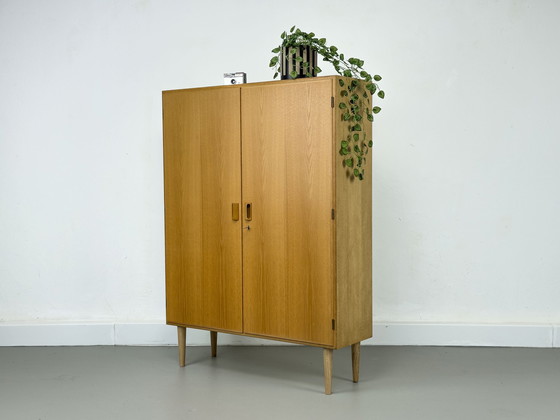 Image 1 of Cabinet Danois En Chêne Par Børge Mogensen Pour Søborg Møbelfabrik, 1960S