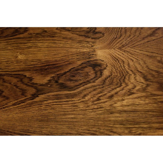 Image 1 of Table de salle à manger ronde vintage en palissandre par Agner Christoffersen pour N.C. Christoffersen, Danemark 1948