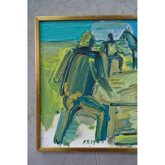 Image 1 of Lithographie vintage de Fredrik Rodhe, 1979