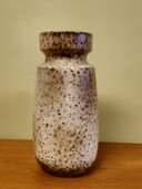 Vintage Allemagne de l'Ouest Scheurich Vase Vase Marron