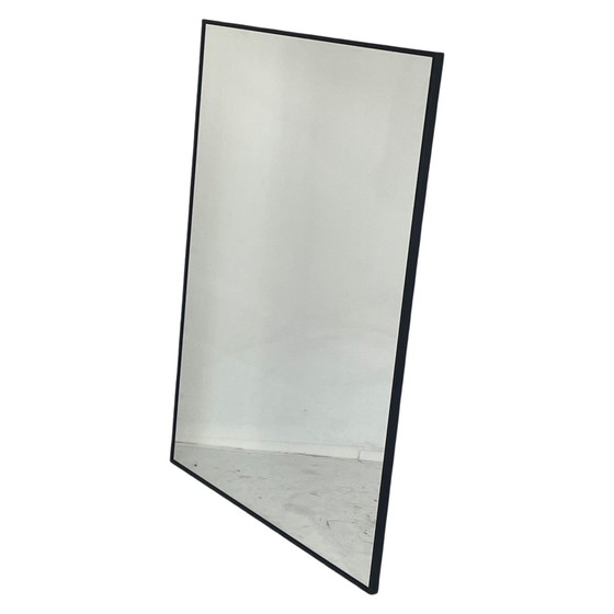 Image 1 of Miroir en bois noir - cadre noir