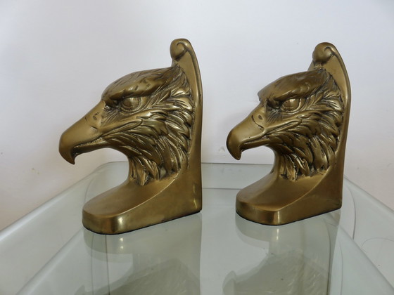 Image 1 of Paire de Serre-Livres en Bronze "Aigle" Années 30-40