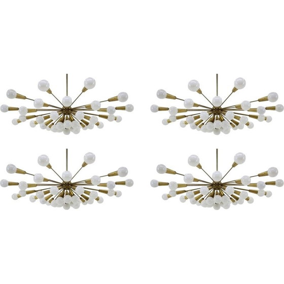 Image 1 of Ensemble de 4 lustres vintage Sputnik Atomic, 1960s