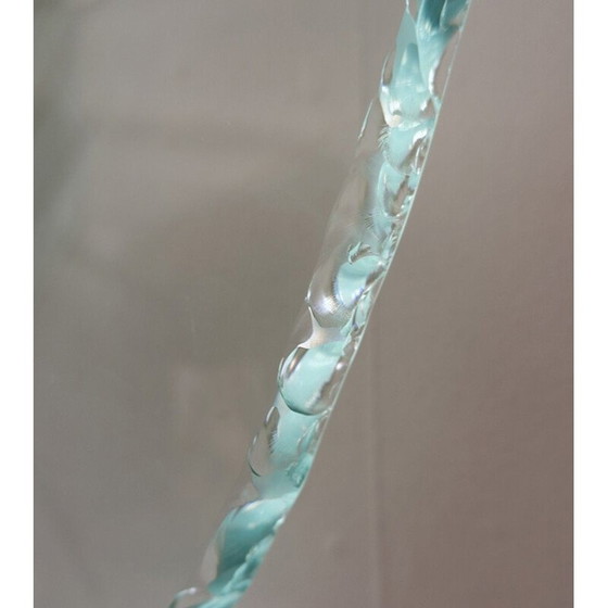 Image 1 of Miroir vintage en verre et laiton, Italie