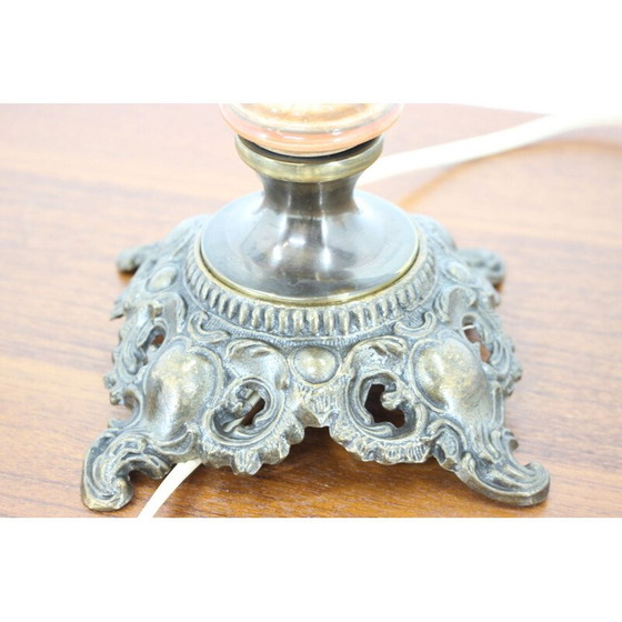 Image 1 of Lampe de table vintage en porcelaine 1950