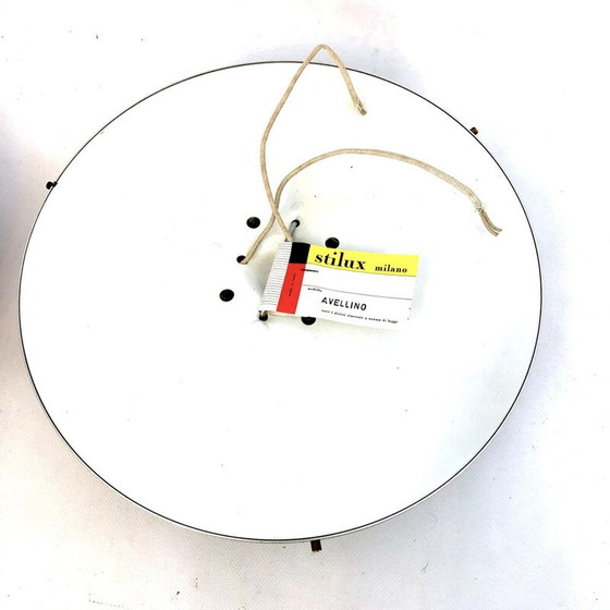 Image 1 of Paire d'appliques vintage en verre et or par Stilux Milano, 1960