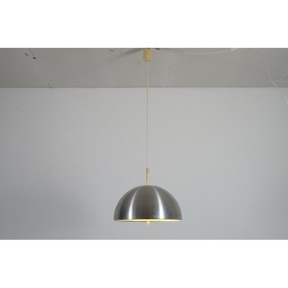 Image 1 of Lampe pendante dôme vintage en aluminium et plastique Abs pour Staff, Allemagne