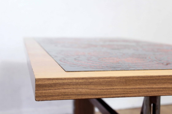 Image 1 of Table Basse Vintage Monte Et Baisse 1970