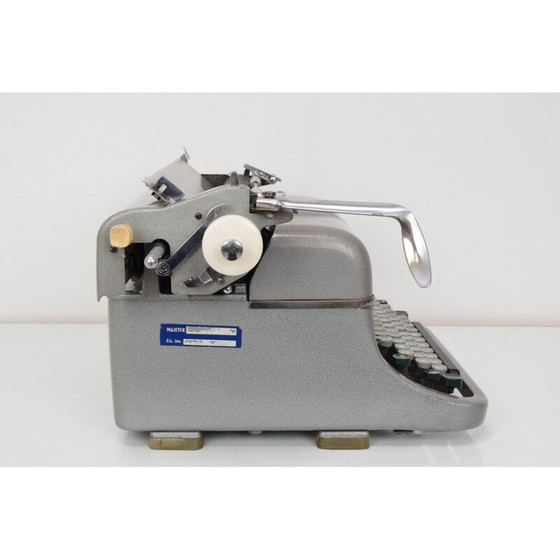 Image 1 of Machine à écrire vintage zeta en métal, tchèque 1960