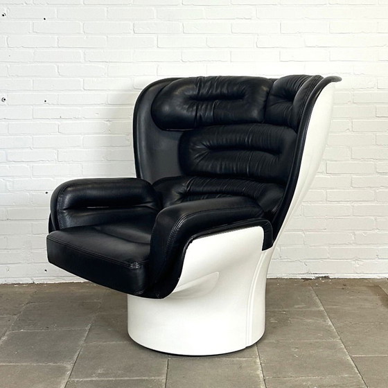 Image 1 of Vintage Longhi Elda Chair fauteuil pivotant par Joe Colombo