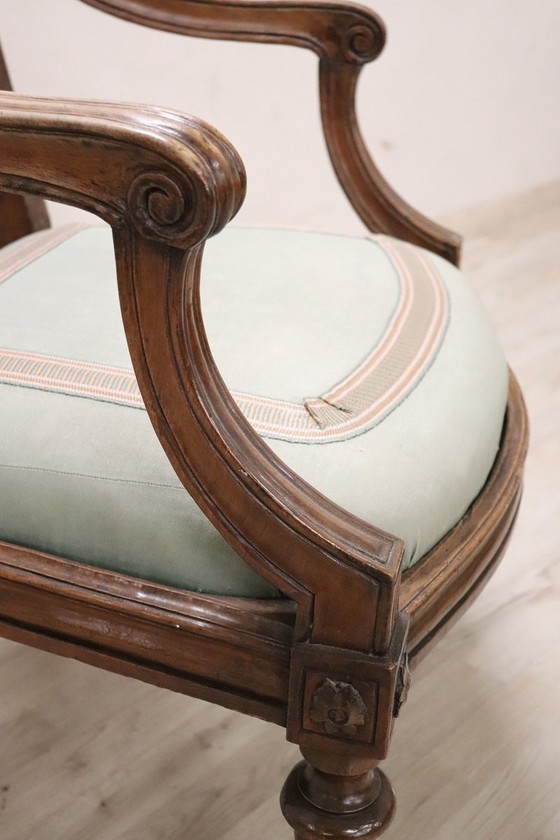 Image 1 of Fauteuil Louis Xvi en bois ancien